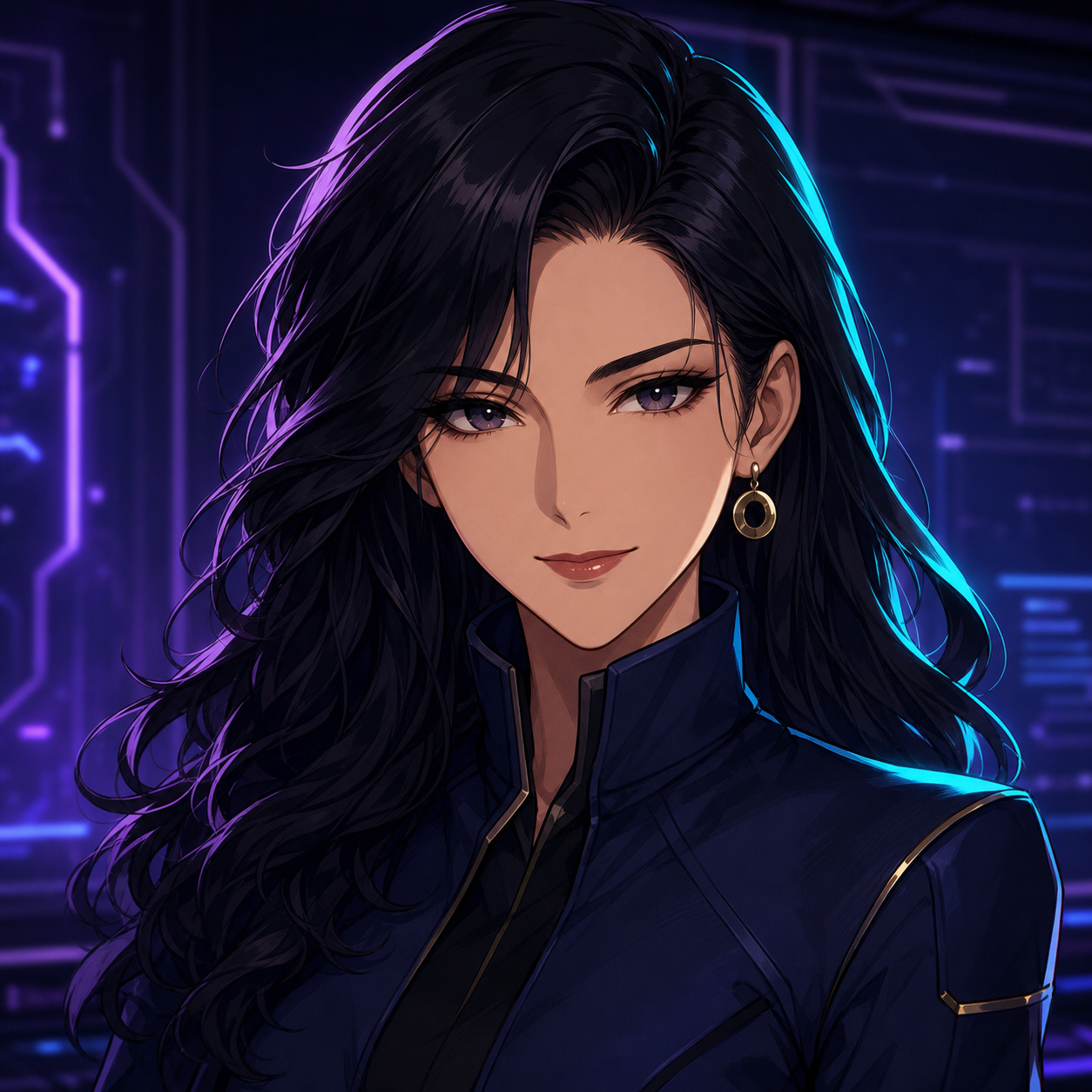 Stylized portrait of Ashley Frederick, Chief Operating Officer